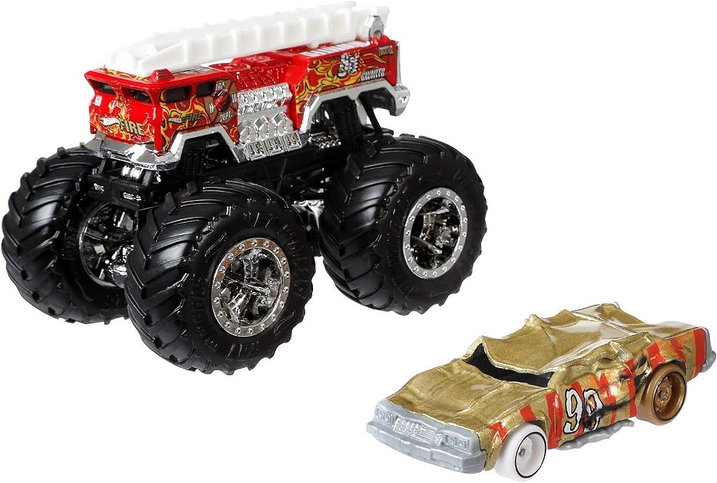 Carrinho Hot Wheels Monster Truck Pack Com 2 Fyj64 Mattel - Loja