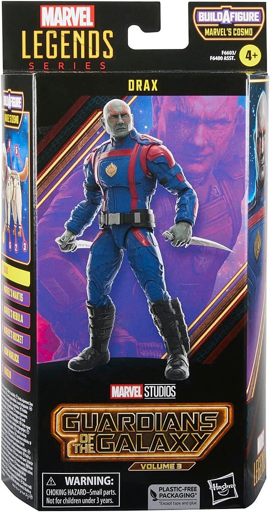 Marvel 2014 スターロード デスズヘッド レッドシーハルク Drax Boneco Marvel Legends Series Drax F6603 Hasbro - Star Brink Brinquedos