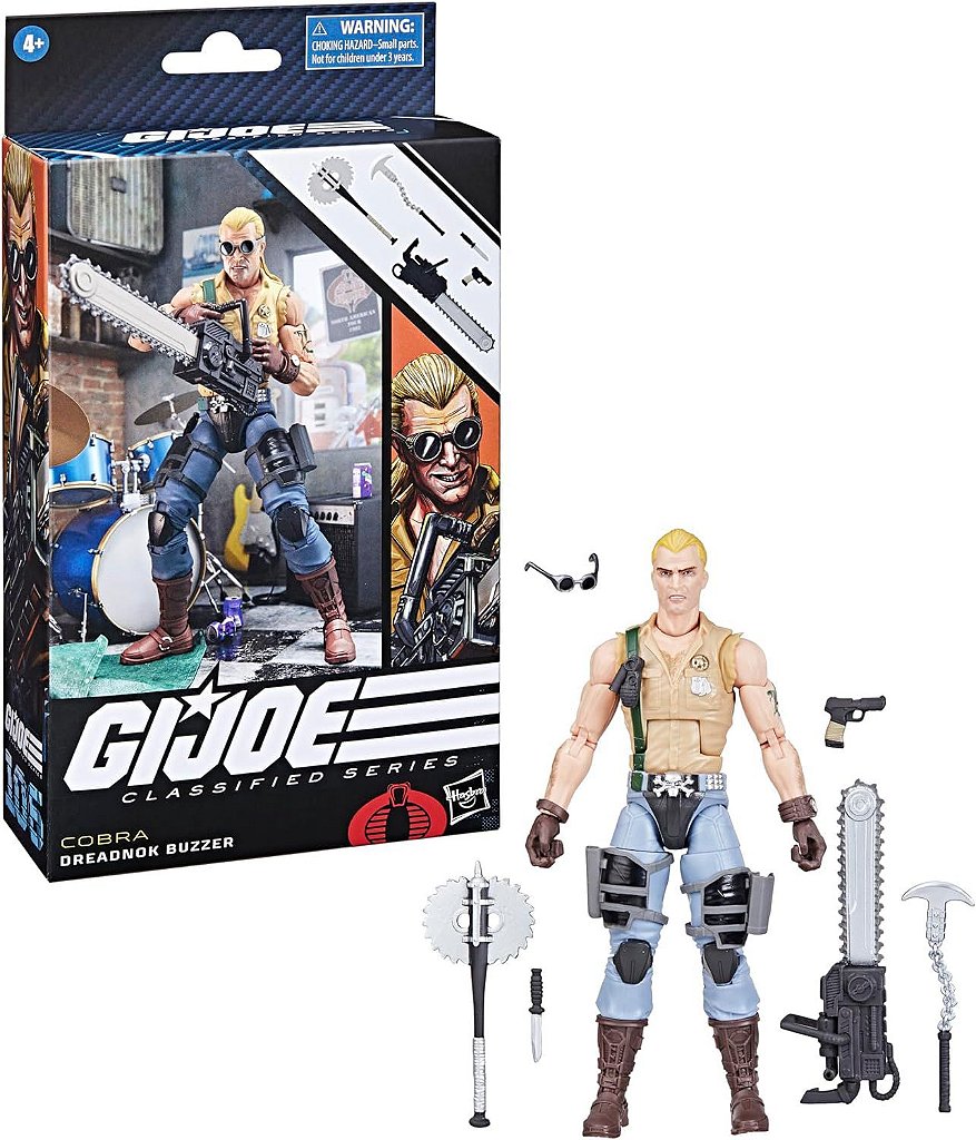 Boneco G.I. JOE Classified Series Dreadnok Buzzer Hasbro F8376
