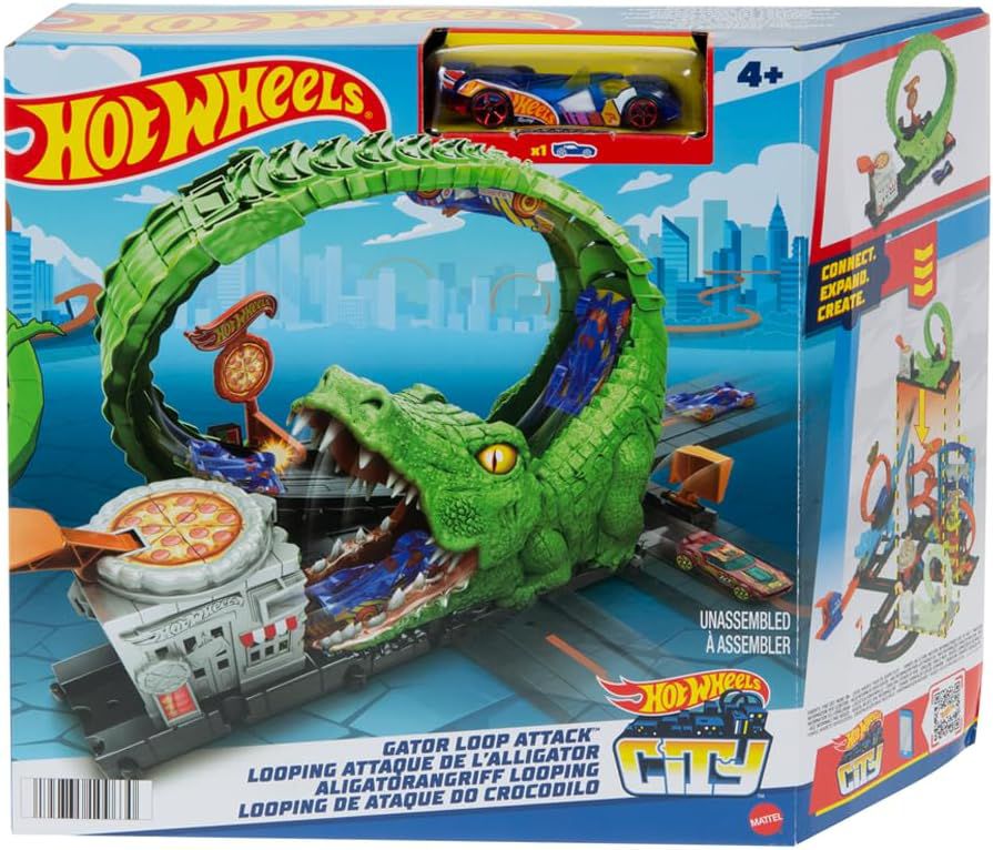 Hot Wheels City Pista Nemesis Crocodilo Mattel HKX39 - Star Brink