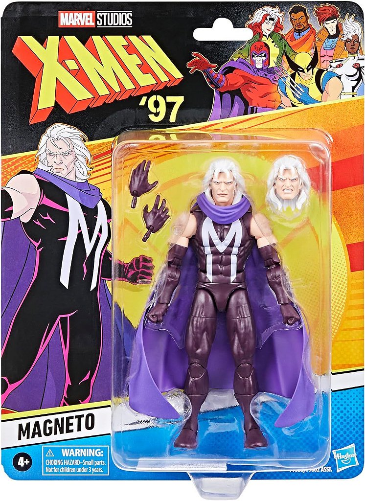 Boneco Marvel Studios X-Men '97 Magneto Hasbro F9056 - Star Brink
