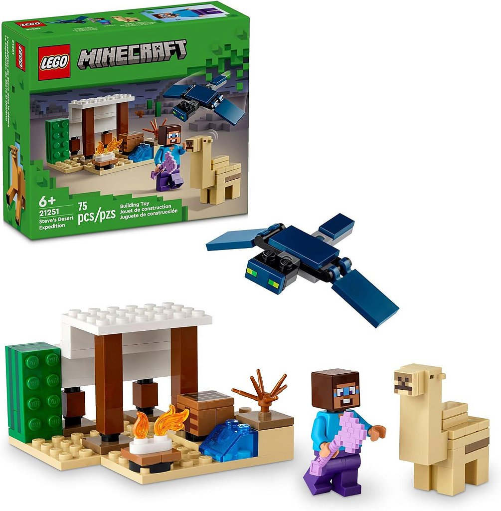 Lego Minecraft Expedição no Deserto de Steve 21251 - Star Brink