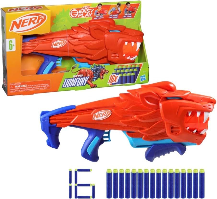 Nerf Lançador Junior Wild Lionfury Hasbro F8646 - Star Brink