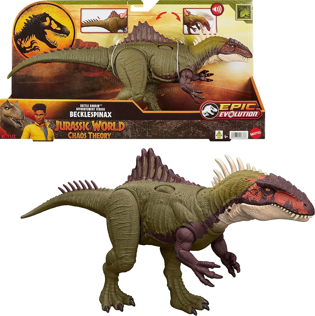 Jurassic World Dinossauro Becklespinax Mattel HXF52 - Star Brink