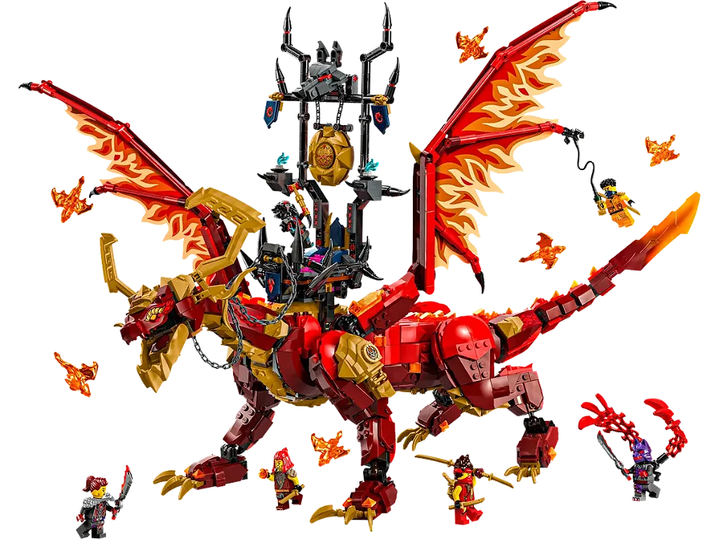 Lego DRAGON MATRIZ DE MOVIMENTO 71822 - Star Brink Brinquedos