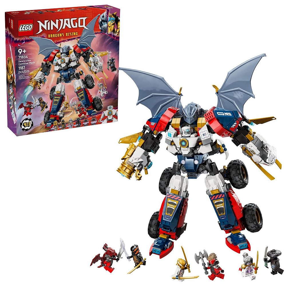Lego Ninjago Robô Ultra Combinador De Zane 71834 - Star Brink