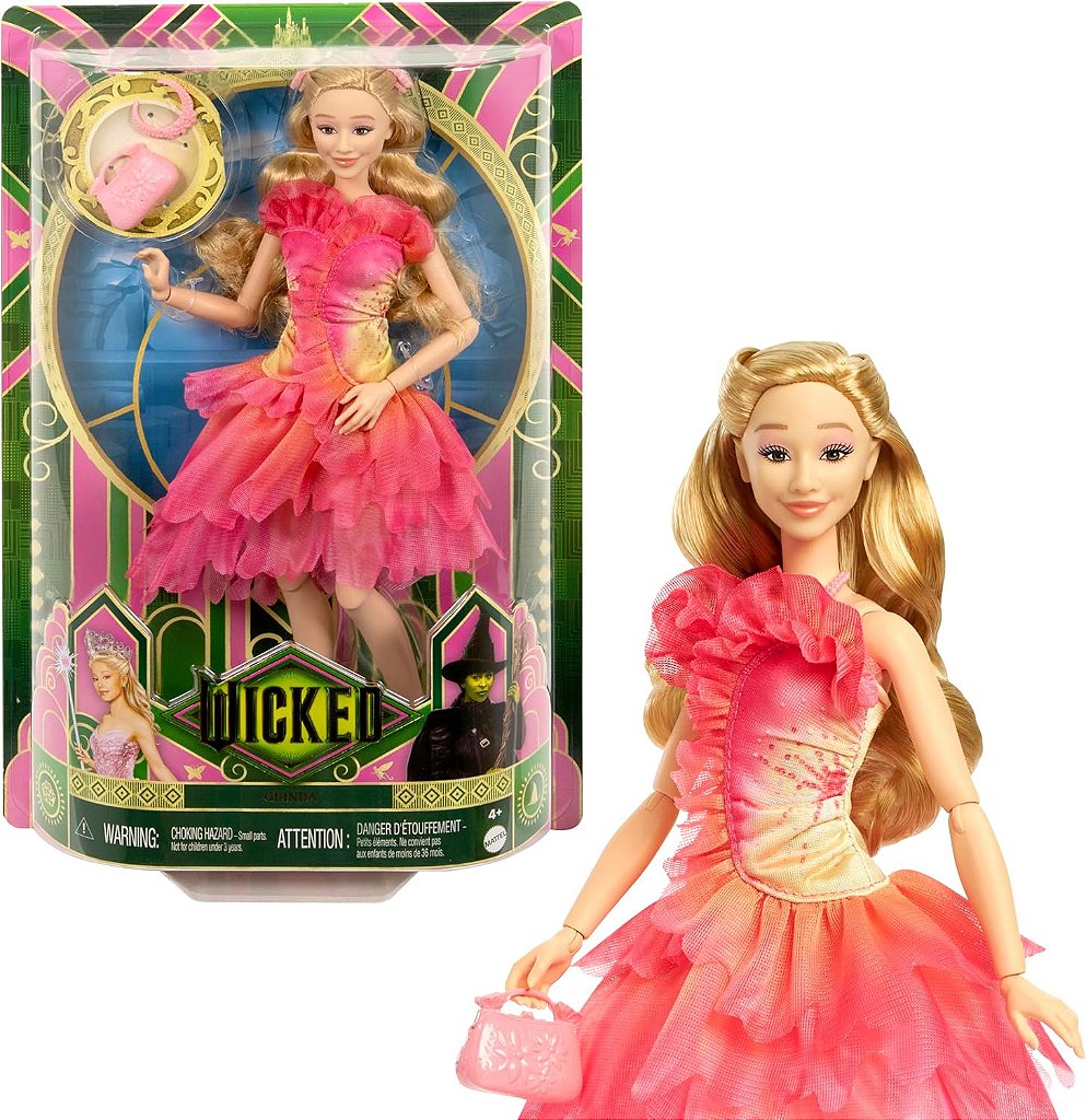 Boneca Wicked Glinda com Cabelo Loiro Mattel HXT63 - Star Brink