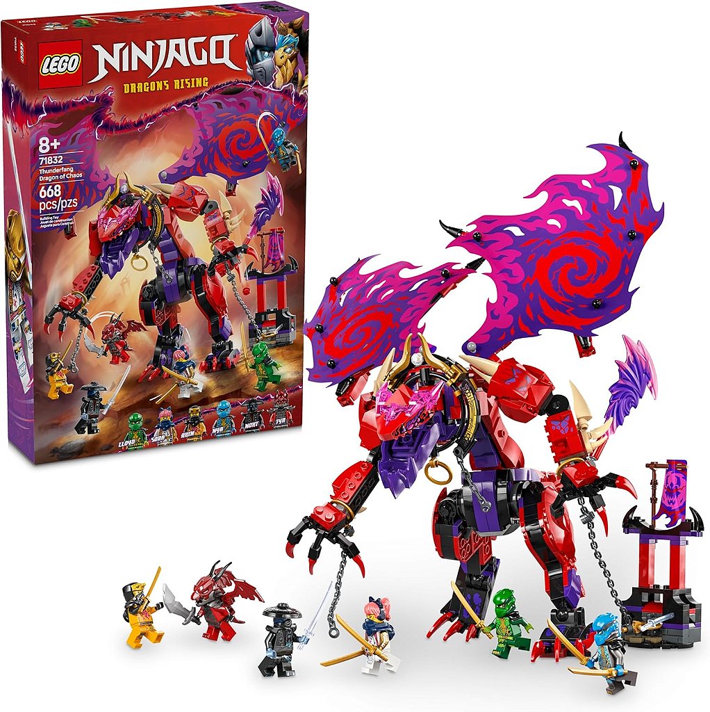 Lego Ninjago Thunderfang o Dragão do Caos 71832 - Star Brink