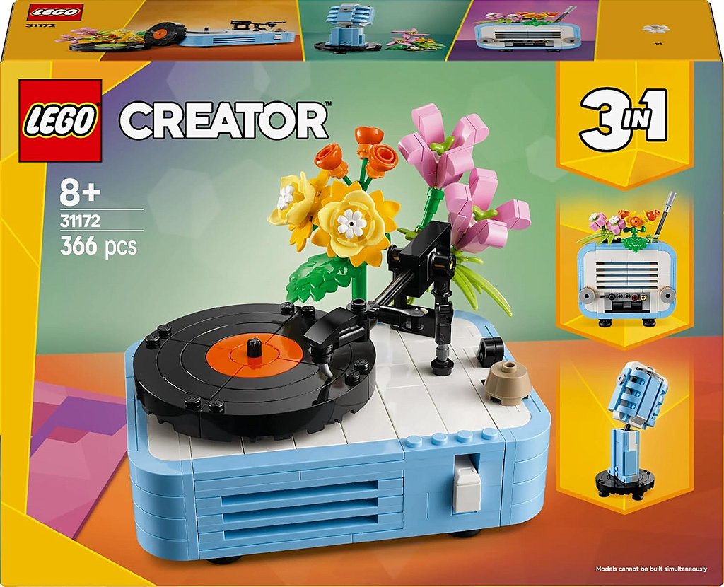 Lego Creator Gira-discos com Flores 31172 - Star Brink Brinquedos