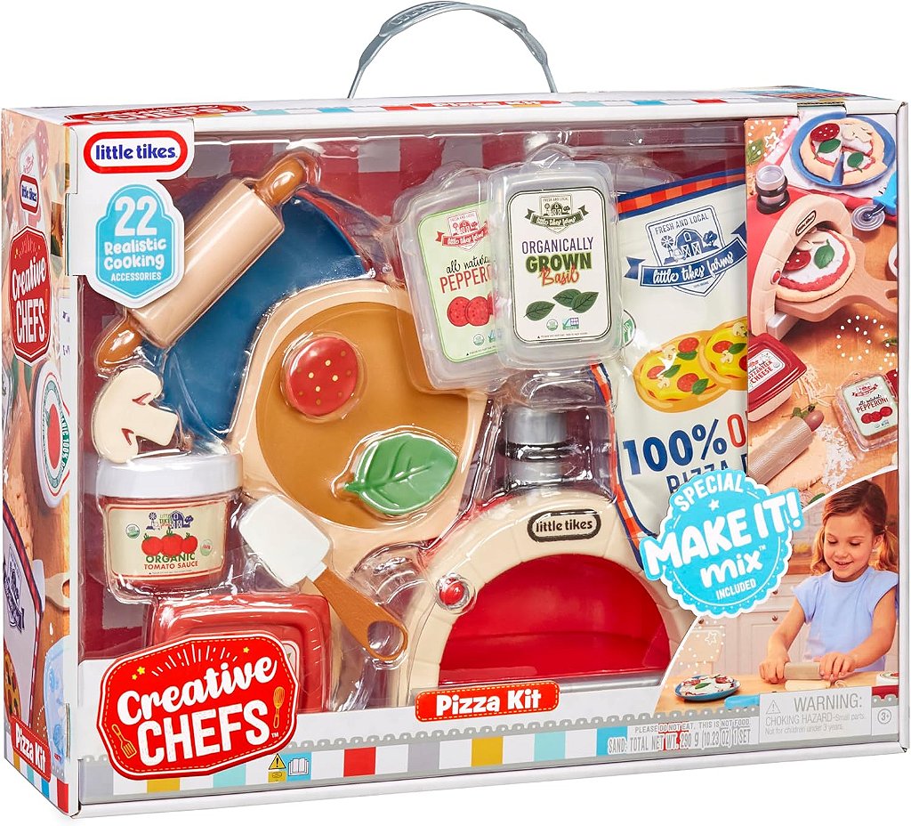 Jogo De Comida Kit Pizza Creative Chefs MGA 488771 - Star Brink