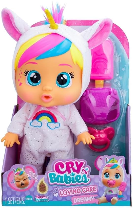 ミュージシャン BABYL TRILOGY Boneca Cry Babies Loving Dreamy com Acessórios Multikids BR2394