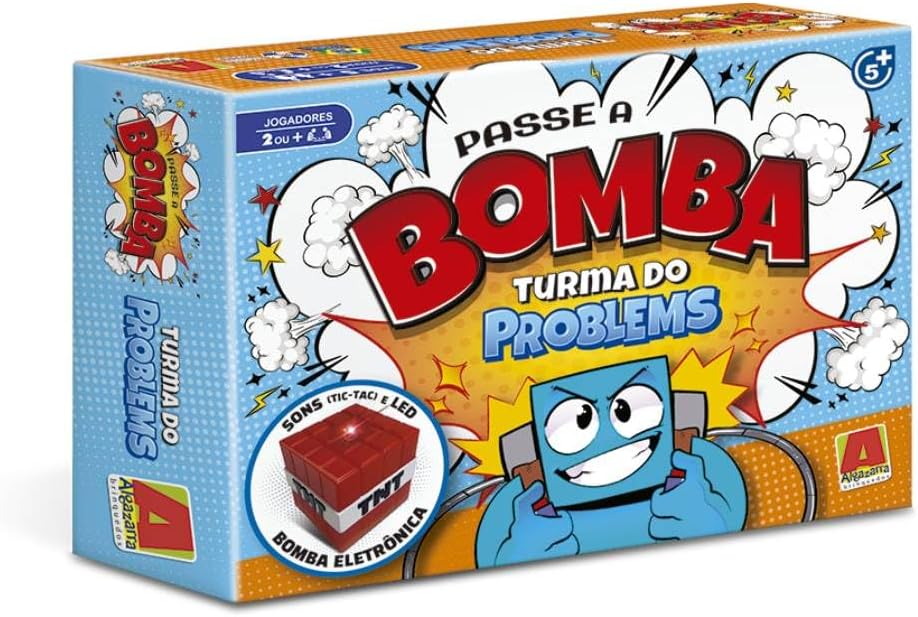 Jogo Passe a Bomba Turma do Problems Algazarra - Star Brink Brinquedos