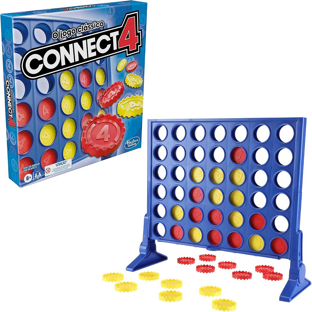 Jogo Connect 4 Grid Hasbro A5640 - Star Brink Brinquedos