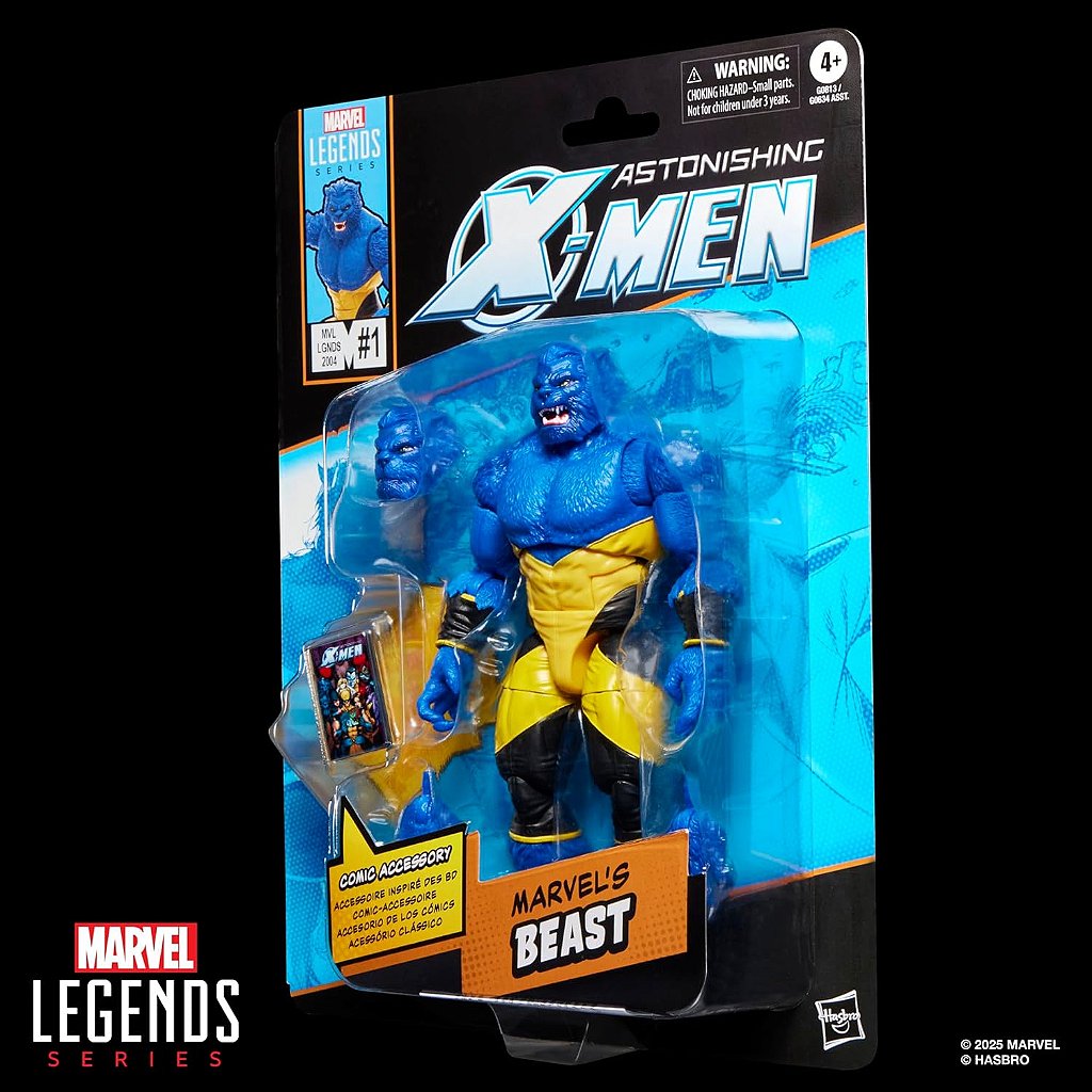 MARVEL LEGENDS ビースト Marvel Legends Series X-Men Beast 6-inch Action Figure Toy, 4