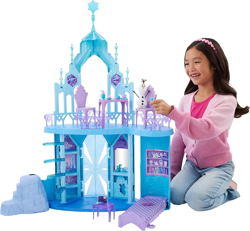 Castelo de Gelo Disney Frozen Elsa Olaf Mattel JGG41 - Star Brink