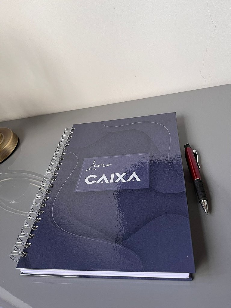 Livro Caixa Capa Dura Grande 21x29cm com 300 pag para lojas