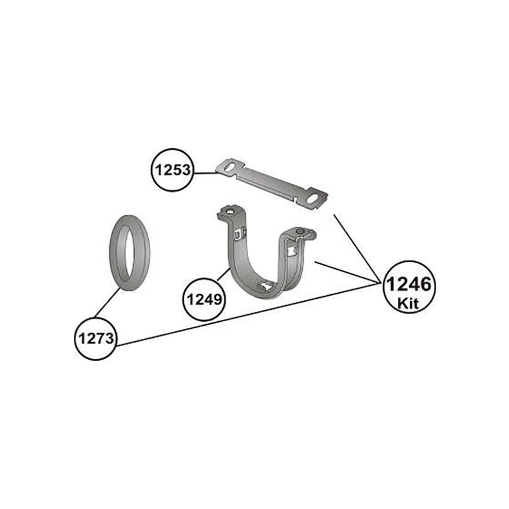 Kit Cardan Mercedes Hpn 1618 1620 Suporte Trava Anel - Uouu