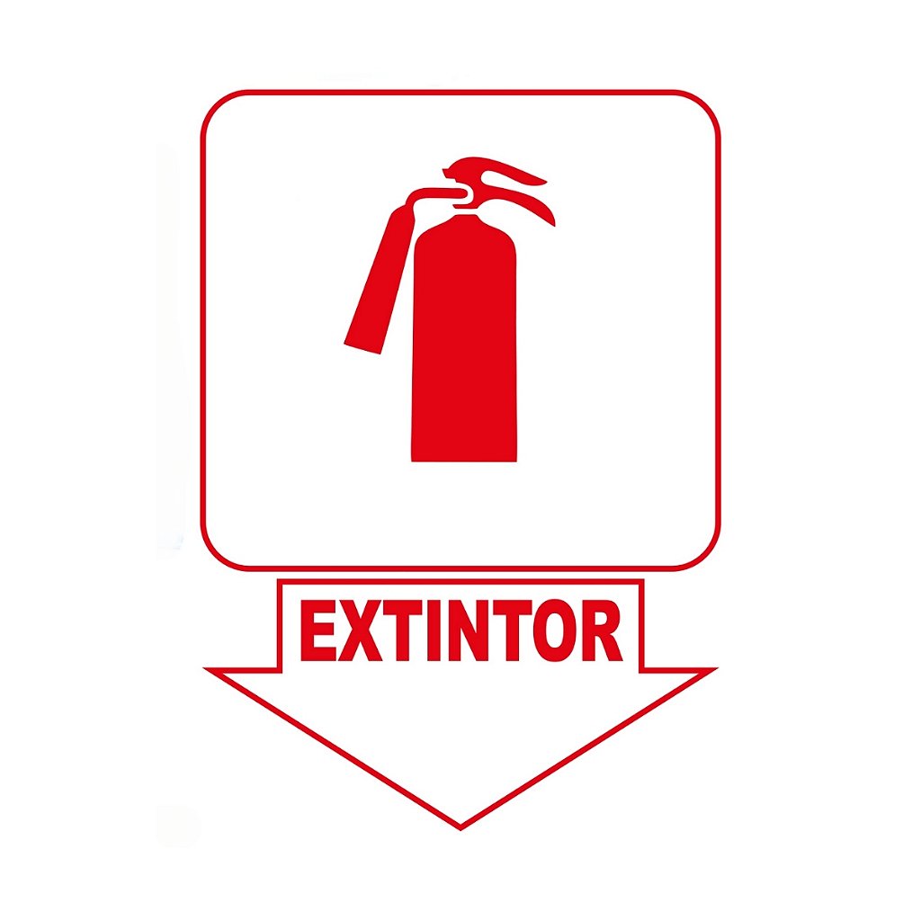 Simbolo Do Mapa Do Extintor De Incendio