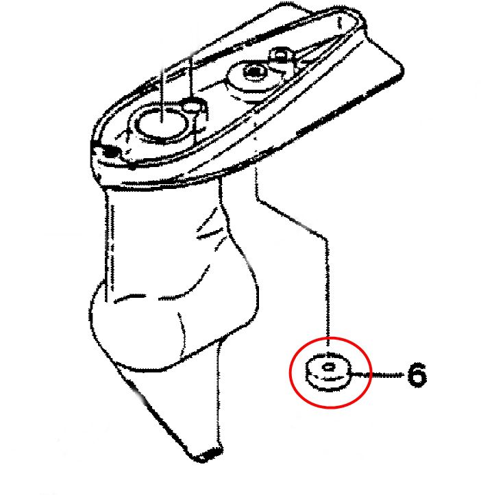 Anodo Do motor de popa Mercury 3.3HP 2T - A Maior Loja Náutica da