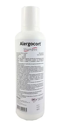 Shampoo Antialérgico Alergocort Coveli 200ml - Bip.pet