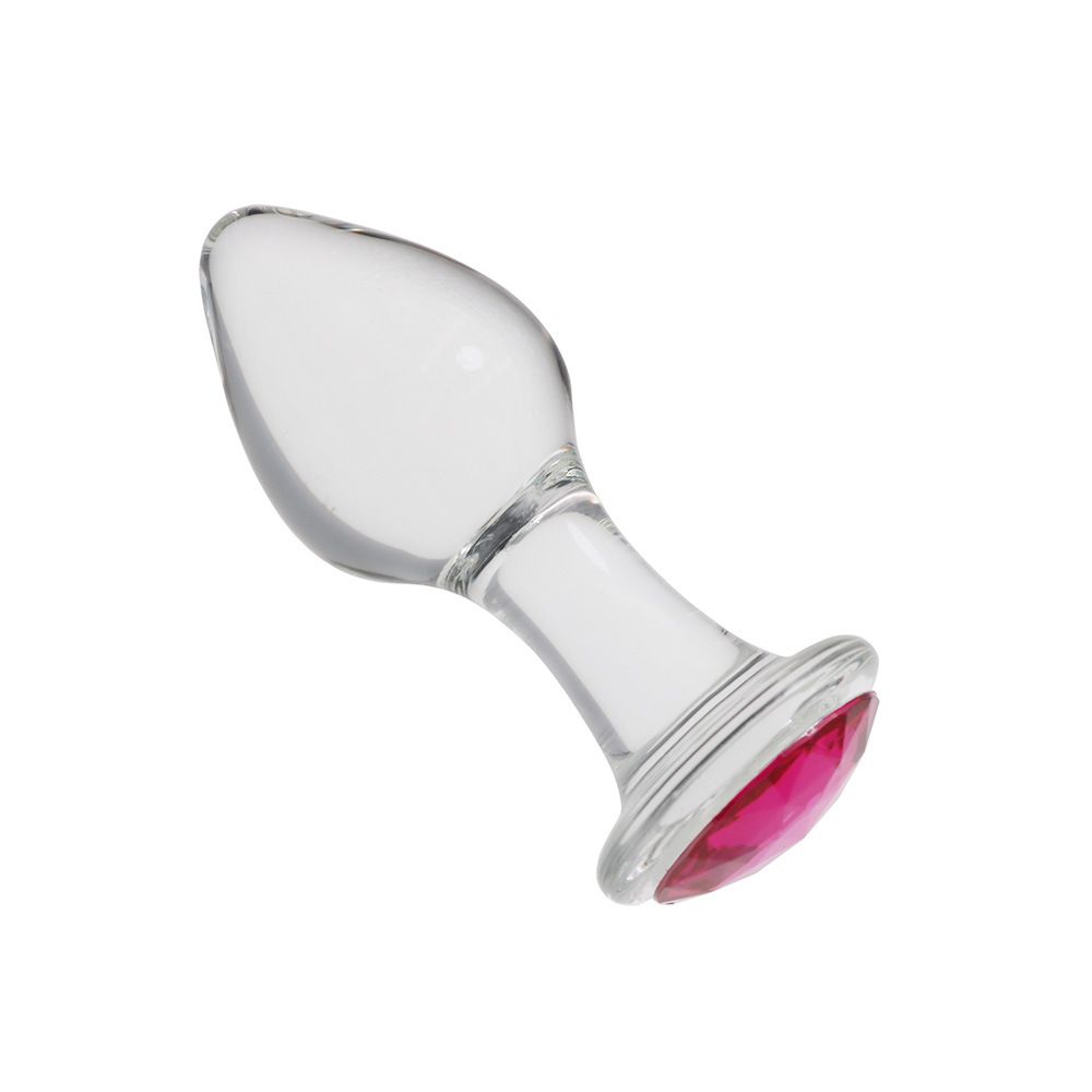 plug anal de vidro Plug Anal de Vidro com Ondulações - Myntimates main image 0