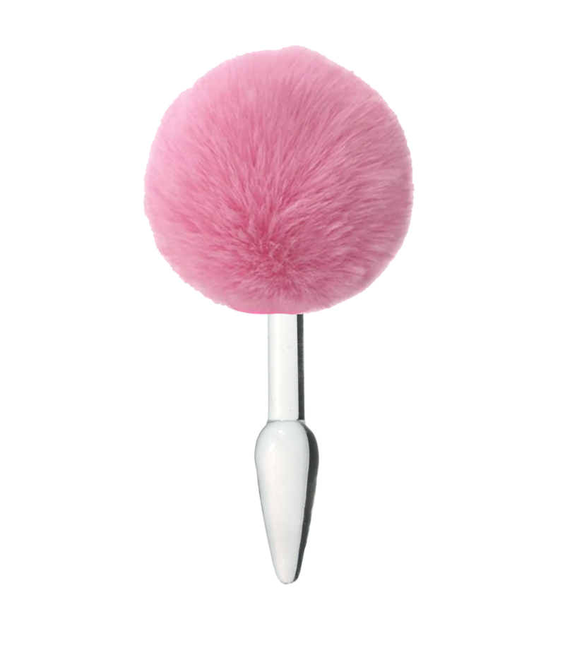 MQ01) Plug Anal de Vidro com Pompom - Rosa - Libb Sex Toys - Importadora  Atacado Sex Shop