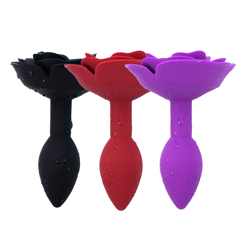 DB019) Plug Anal em Silicone com Formato de Flor - Tamanho P - Libb Sex  Toys - Importadora Atacado Sex Shop
