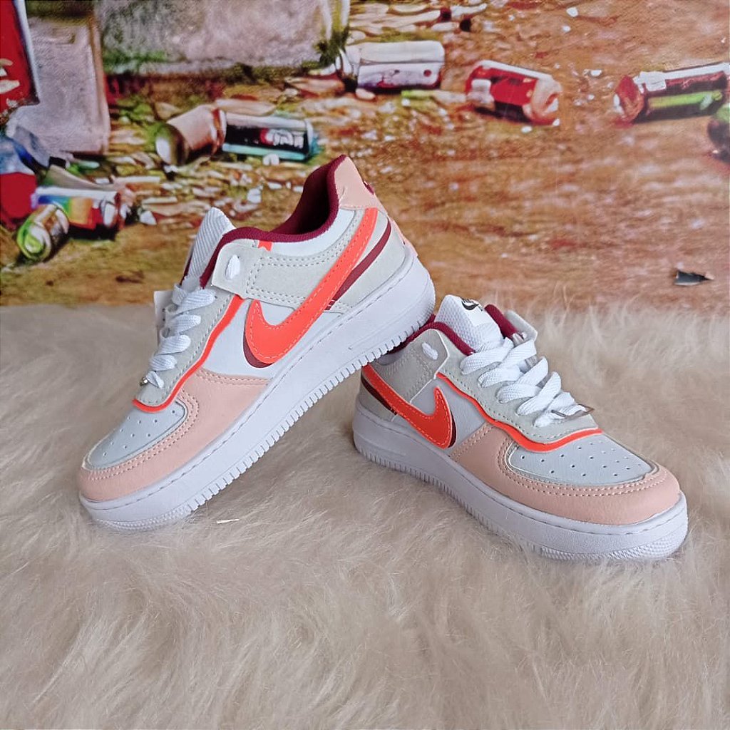 air force laranja e branco