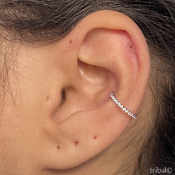 Piercing Ferradura Titânio - Tribal