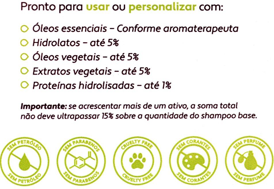Ameize Shampoo Base Neutra Sem Fragrância - Beleza do Campo