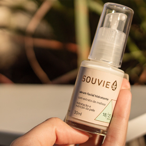 Souvie 18-25 Sérum Facial Hidratante Orgânico com Extrato de