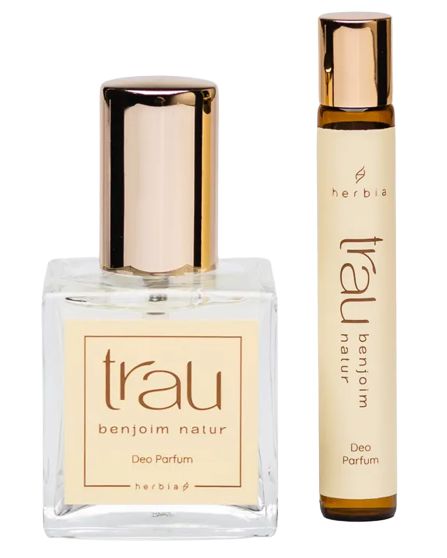 Herbia Deo Parfum - Perfume Trau Benjoim Natur - Spray + Roll-on