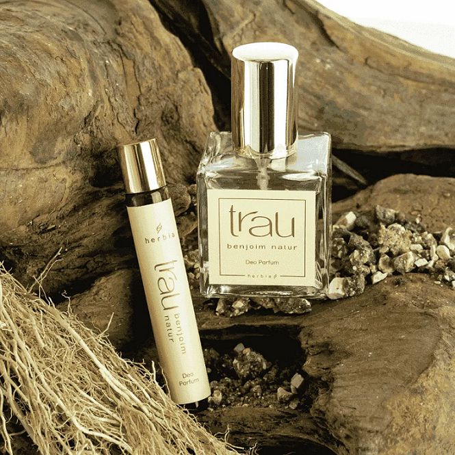 Herbia Deo Parfum - Perfume Trau Benjoim Natur - Spray + Roll-on