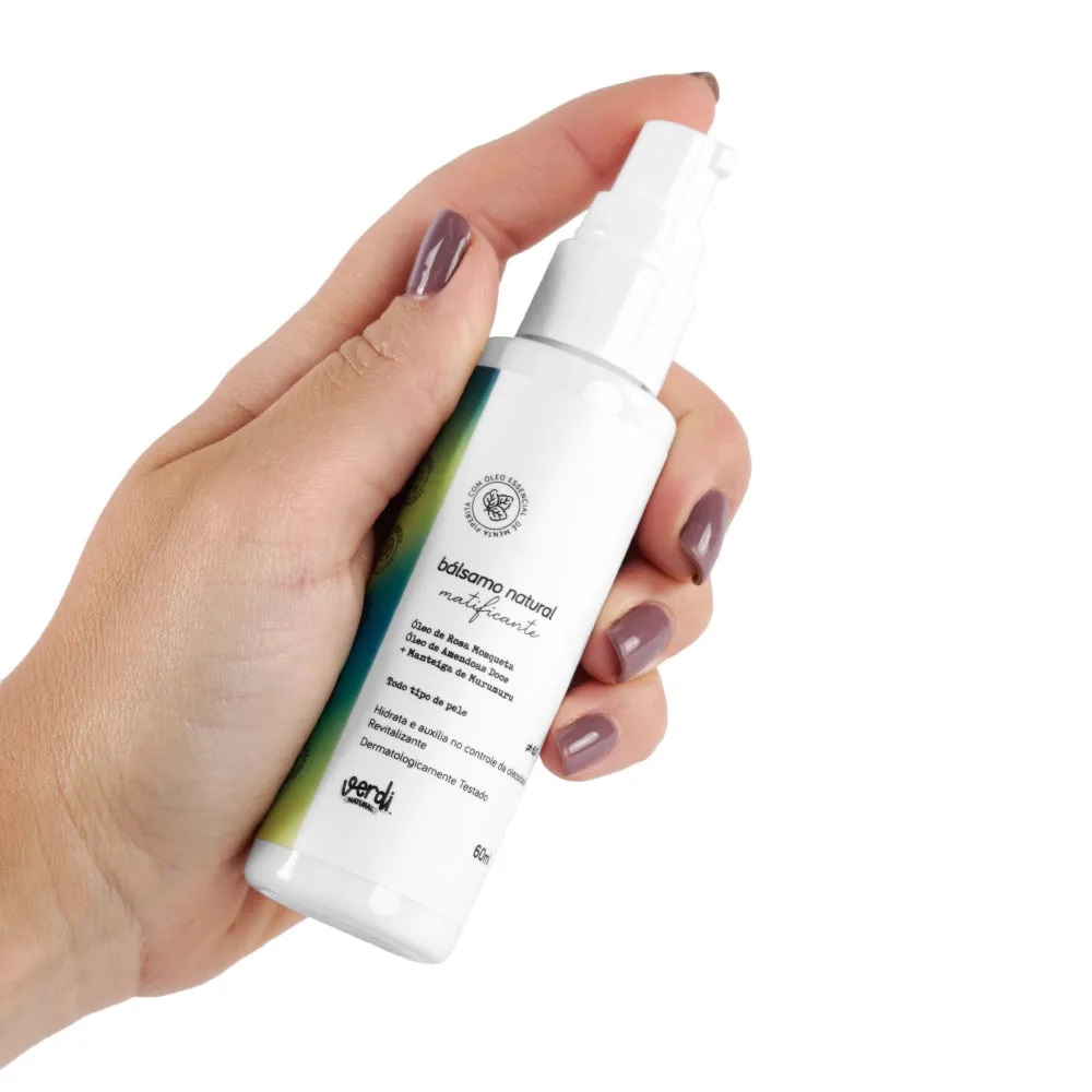 Verdi Natural Bálsamo Facial Matificante para Pele Oleosa - Beleza