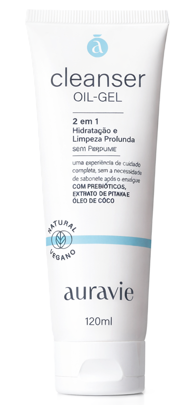 Auravie Cleanser Oil-Gel - Óleo Gel 2 em 1 - Limpeza Facial