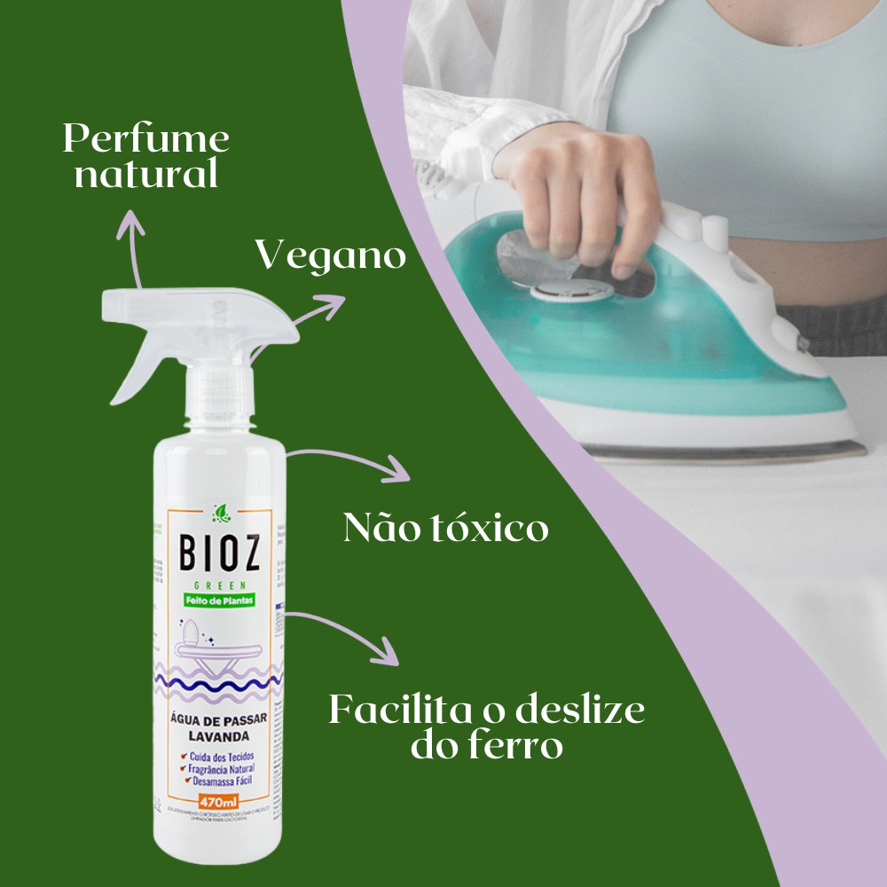Bioz Água de Passar Roupa Lavanda - Beleza do Campo | Produtos