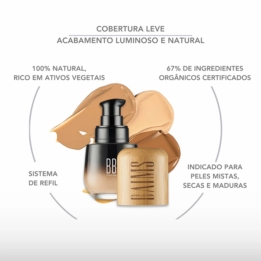 Baims BB Cream Beauty Balm - 40 Golden (Refil) - Beleza do Campo
