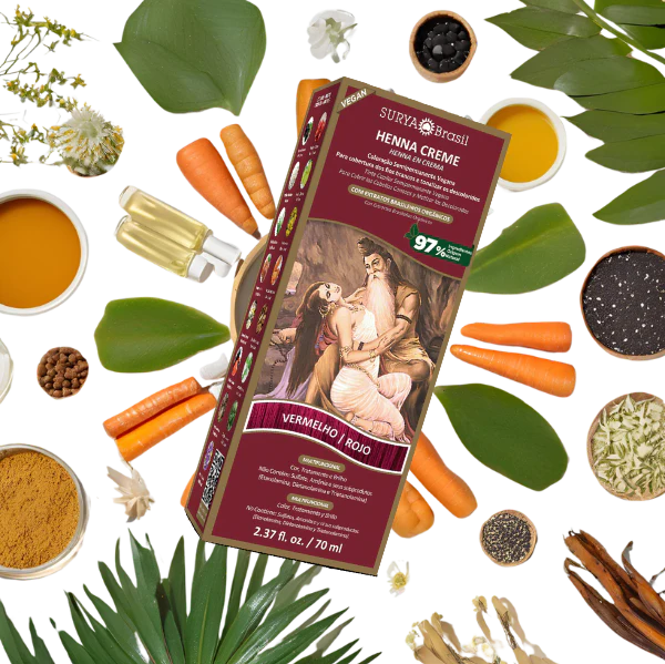 Surya Brasil Henna Creme Vermelho - Beleza do Campo | Produtos