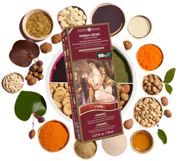 3点未開封、1点開封 SURYA Brasil Henna Cream Surya Brasil Henna Creme Acaju - Beleza do Campo | Produtos