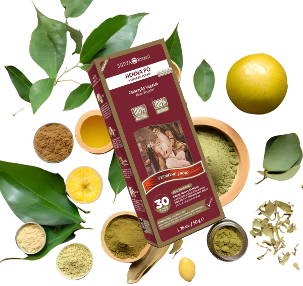 Surya Brasil Henna em Pó Vermelho - Beleza do Campo | Produtos
