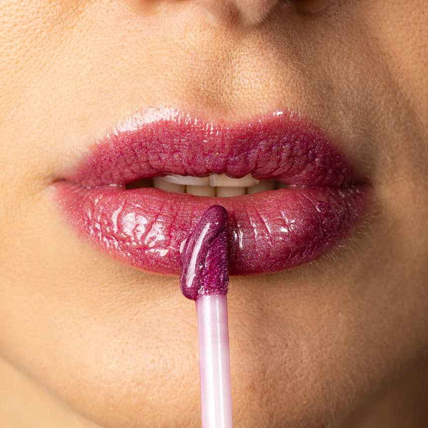 BioBio Lip Oil Gloss Bioplump Tom Açaí - Beleza do Campo