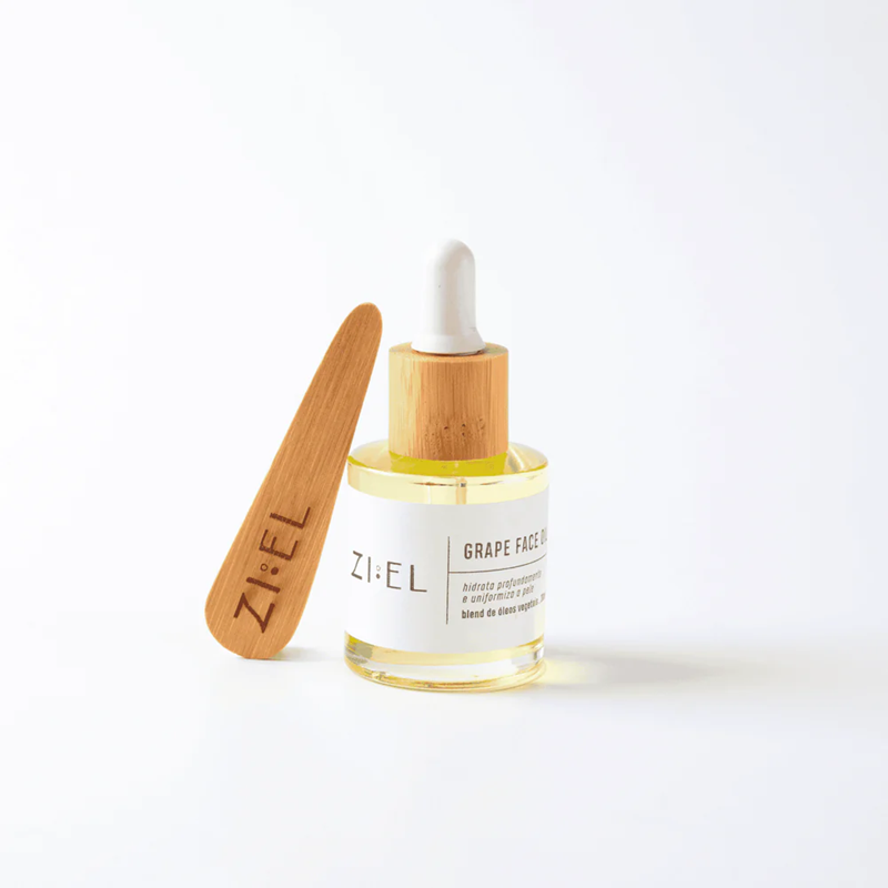 Ziel Grape Face Oil - Óleo Facial Hidratante com Óleo de Uva