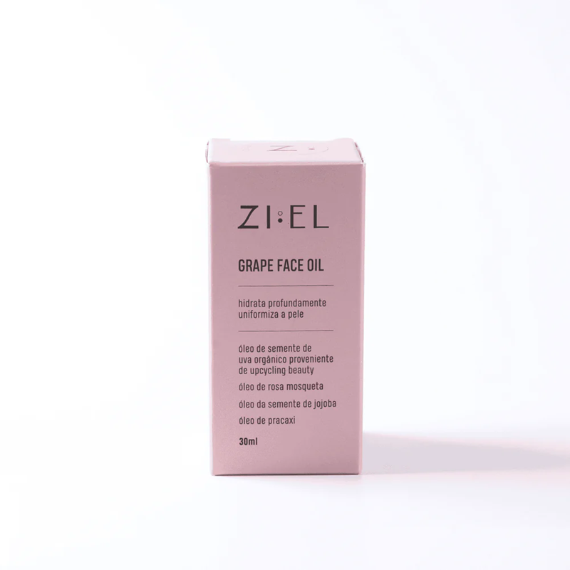Ziel Grape Face Oil - Óleo Facial Hidratante com Óleo de Uva