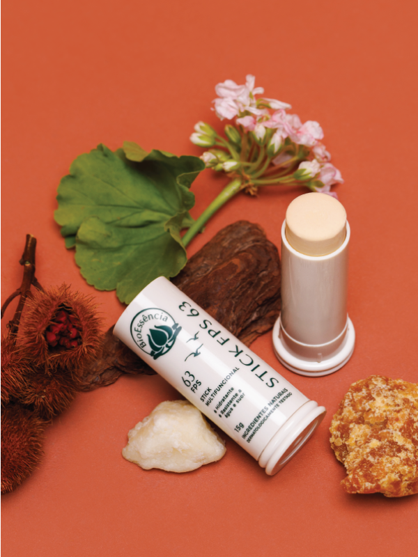 エルセーヌ 555SSXスティック BioEssência Stick Facial Multifuncional FPS 63 - Beleza do Campo
