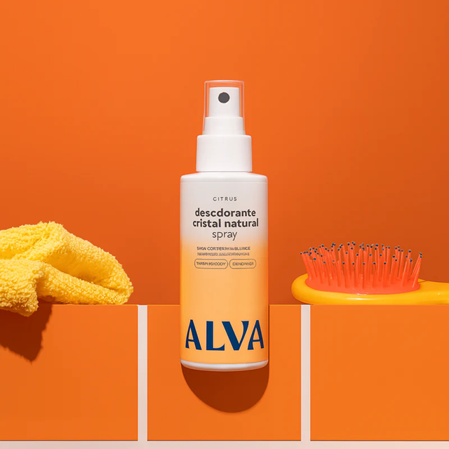 Desodorante Cristal Natural Spray Citrus 120ml Alva — Alva