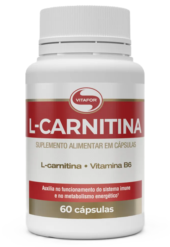 l carnitina preço probiotica Vitafor L-Carnitina em Cápsulas Veganas - 60 caps - Beleza do Campo