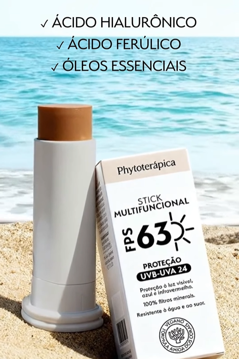 Phytoterápica Stick Multifuncional FPS 63 Cor #60 - Beleza do