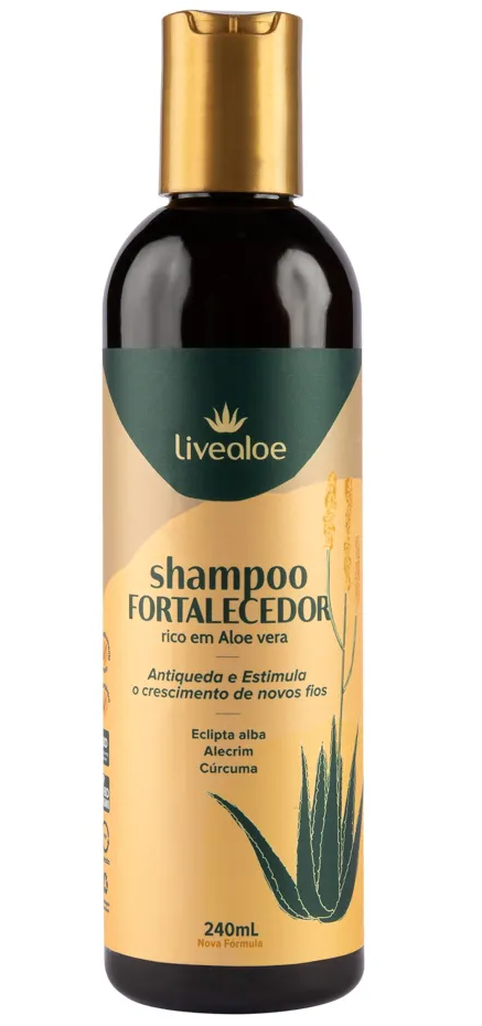 Livealoe Shampoo Fortalecedor Antiqueda - Beleza do Campo