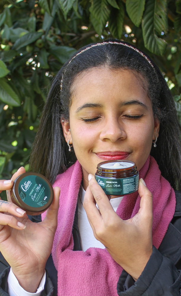 Cativa Natureza Erva Mate Creme Hidratante Facial - Beleza do