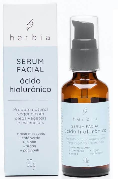 Herbia Sérum Facial Revitalizante Ácido Hialurônico, Café Verde e